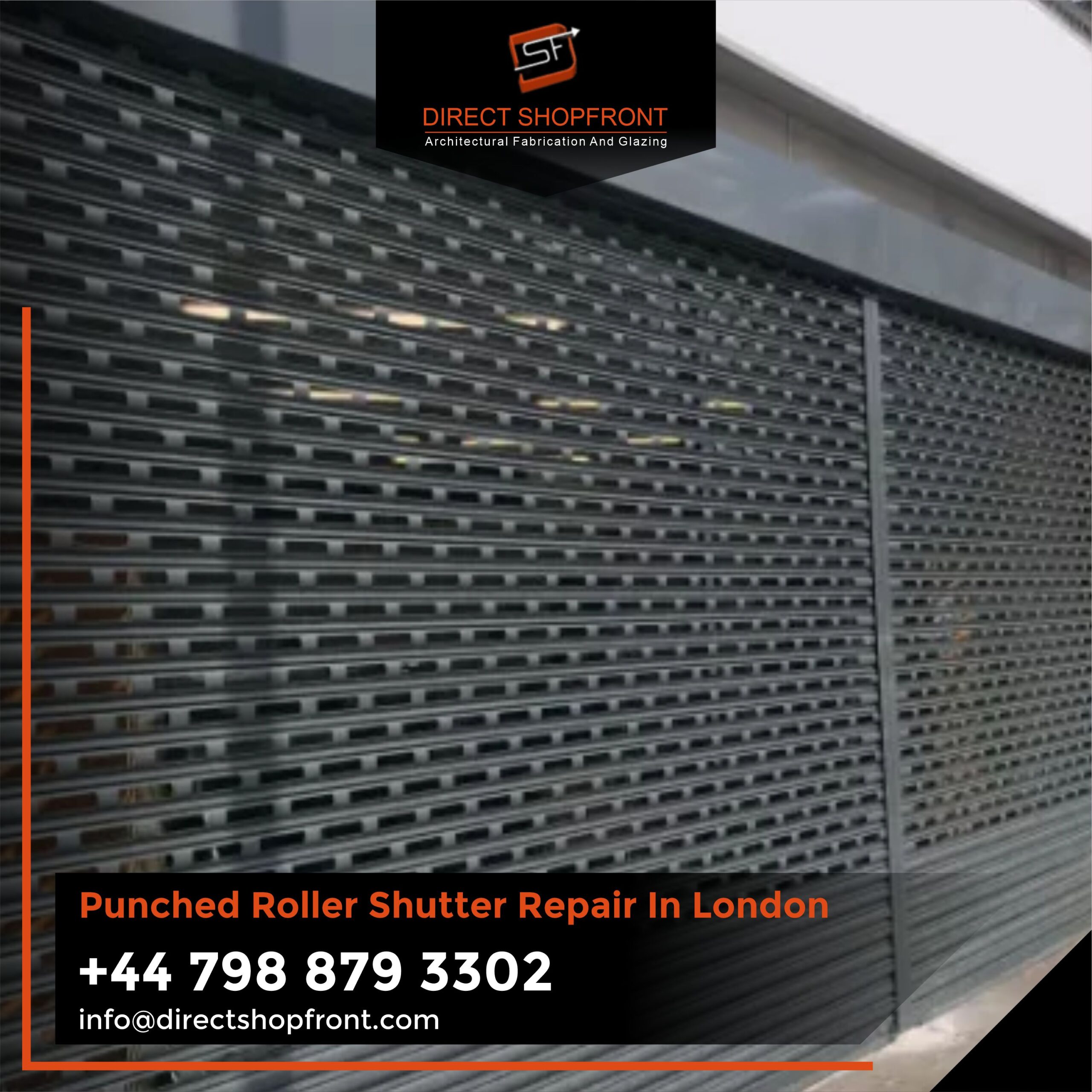 Punched Roller Shutter Repair In London