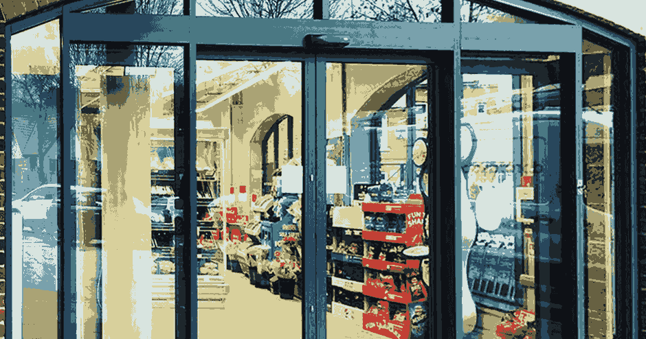 toughened glass shopfronts