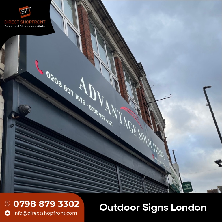 outdoor signs london