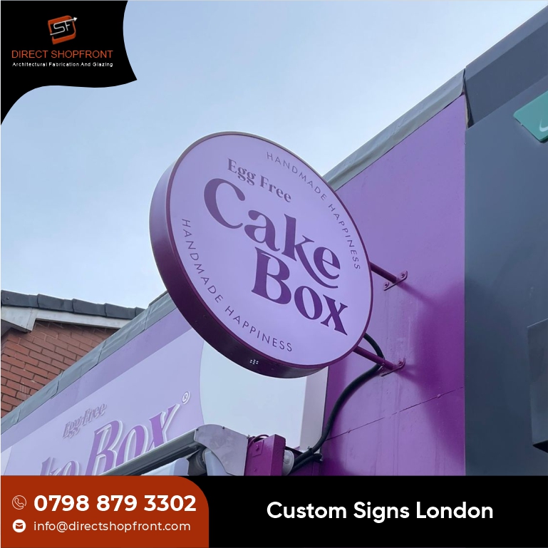 custom signs london
