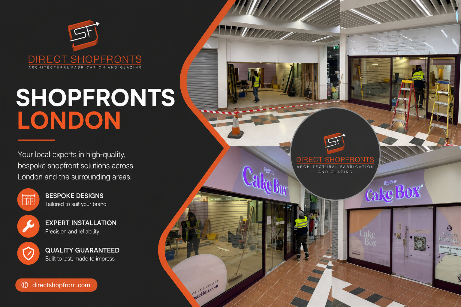 Shopfronts London combining elegant storefront aesthetics with advanced commercial security features.