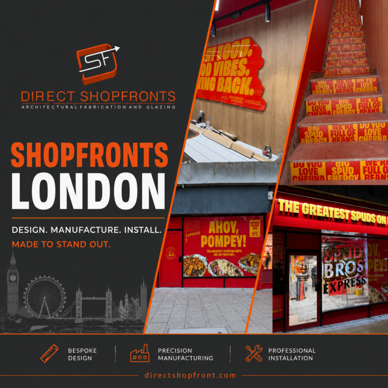 Premium Shopfronts London providing security and visual appeal
