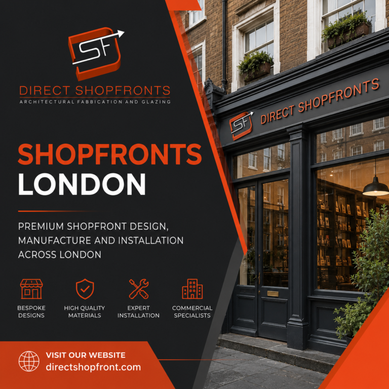High-quality shopfront installation improving brand visibility in London