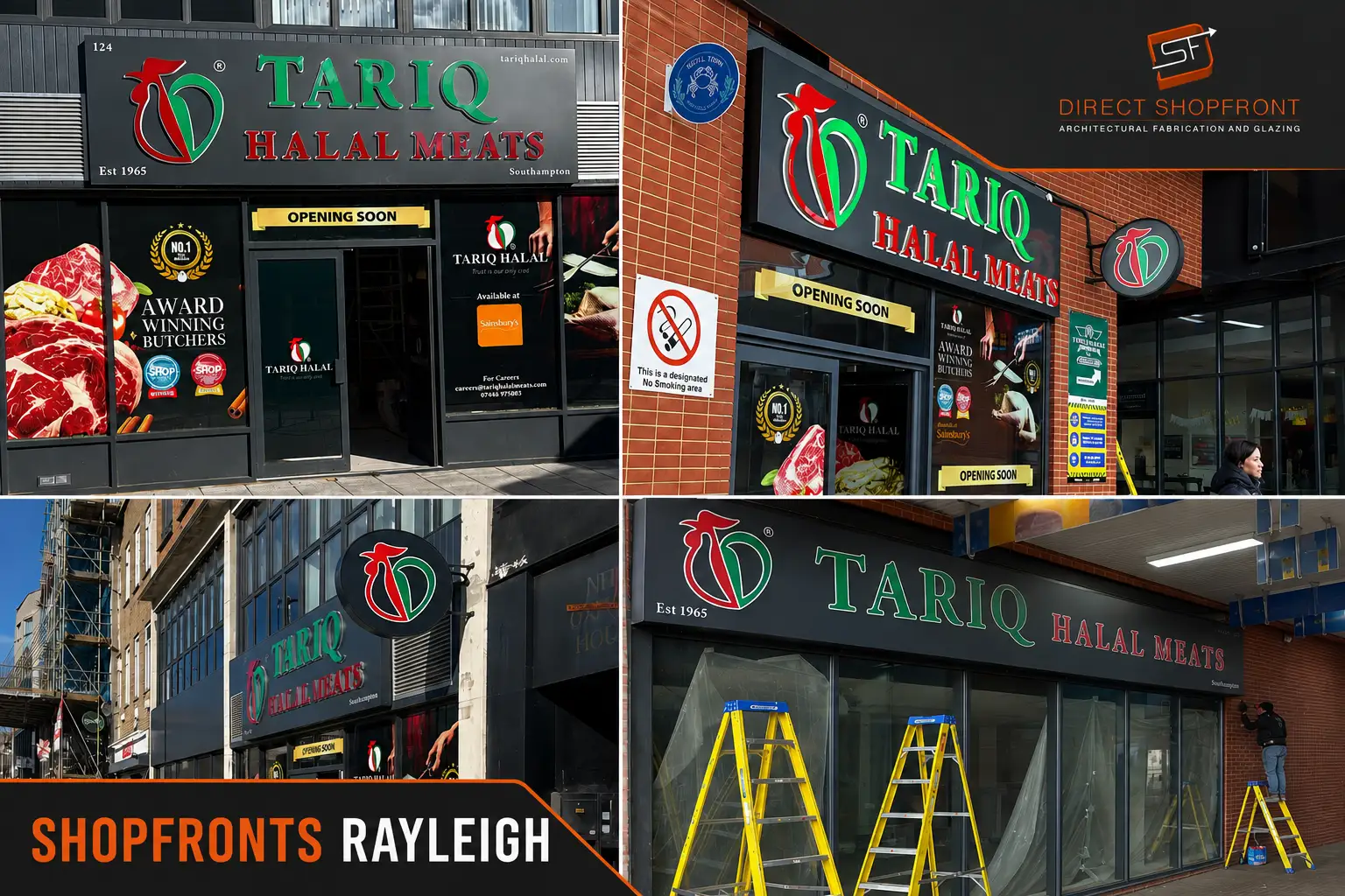 High-quality Shopfronts Rayleigh with secure commercial entrance system