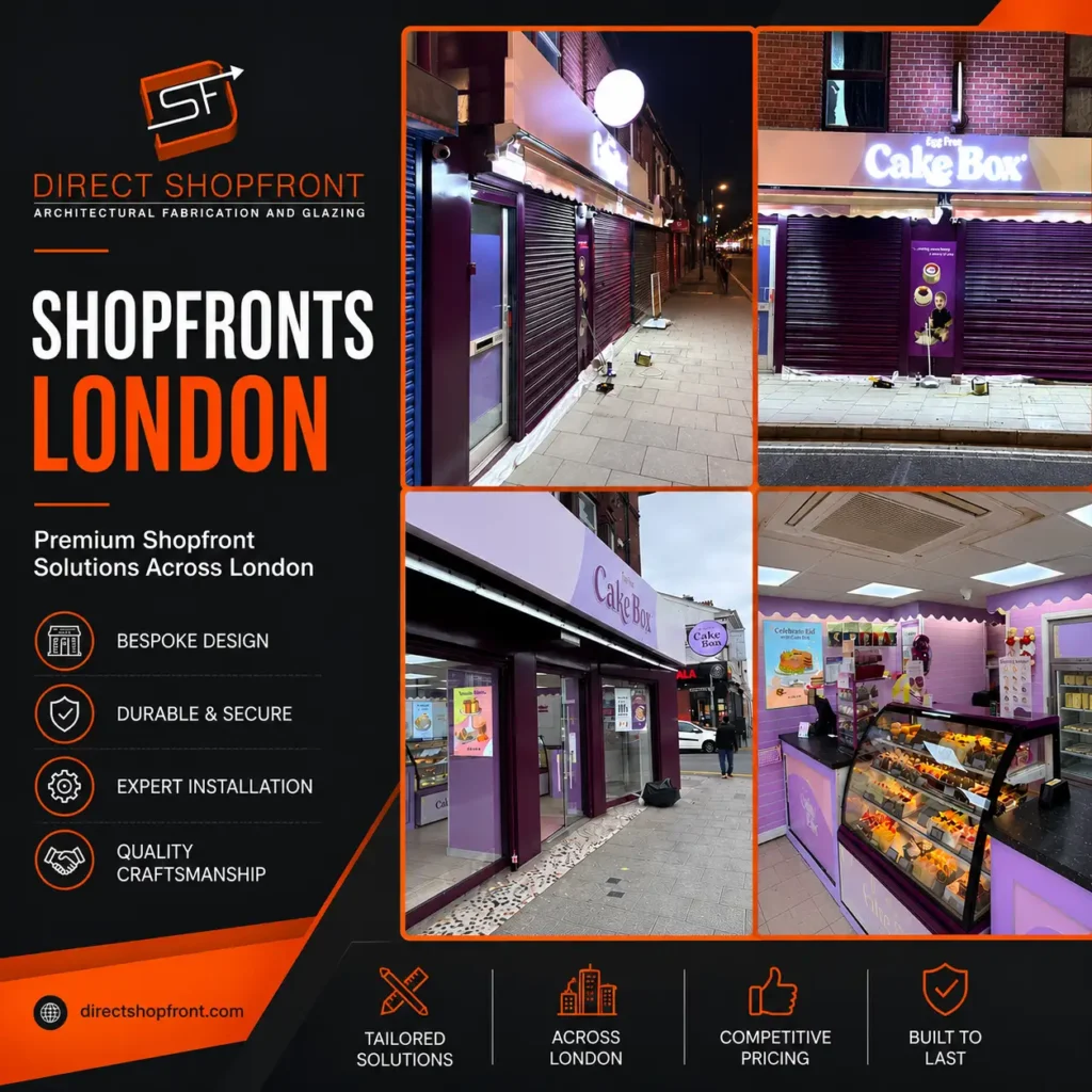 Professional Shopfronts London restoration for retail business exterior