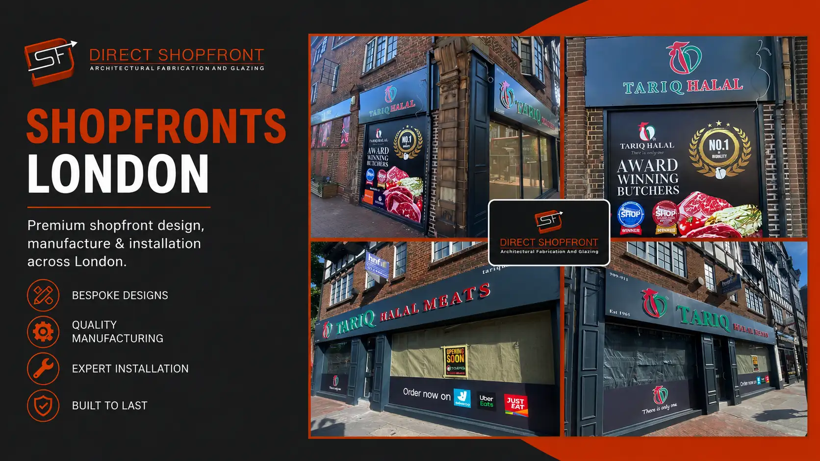 Innovative Shopfronts London featuring smart commercial entrance design