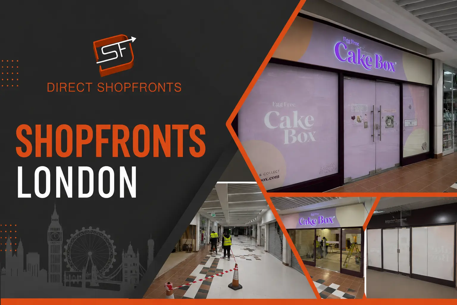Professional Shopfronts London design showcasing premium retail shopfront transformation by Direct Shopfronts.